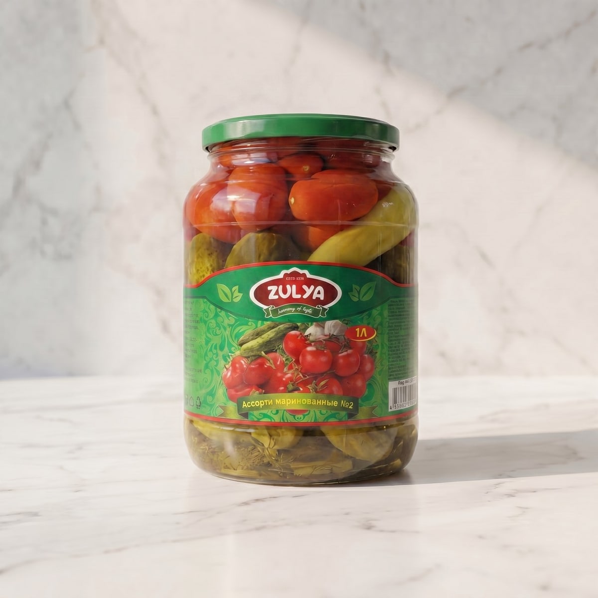 Pickled vegetable assortment No.2 (Zulya)