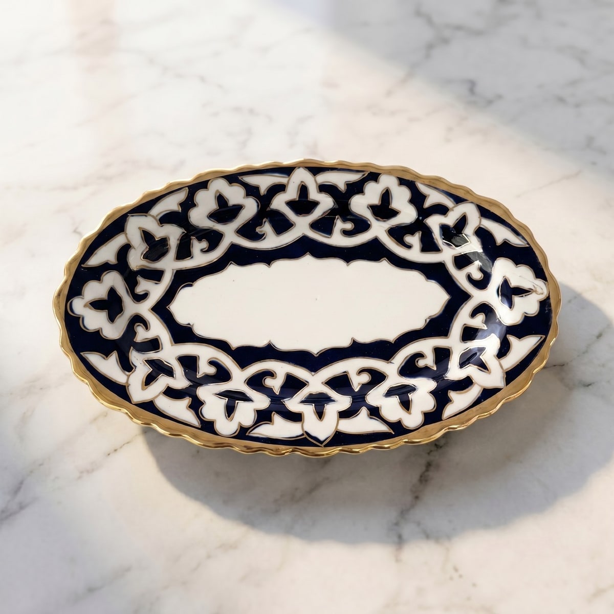Porcelain Herring Dish, Medium
