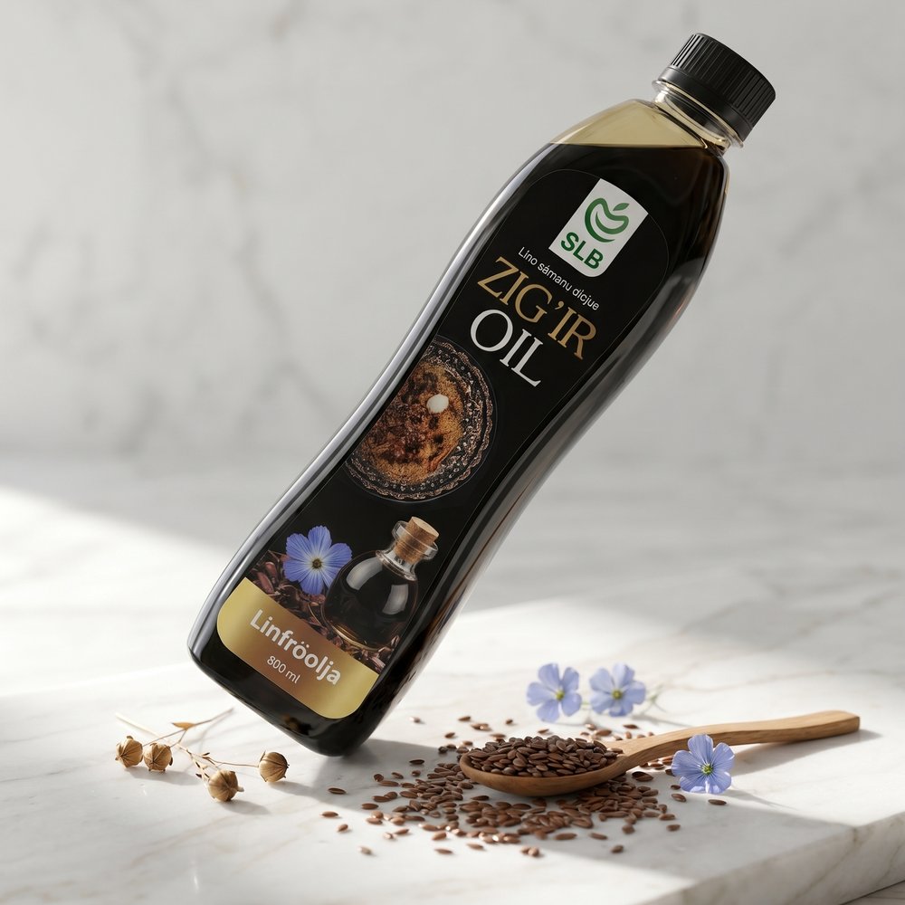 Zigir oil, cold-pressed linseed